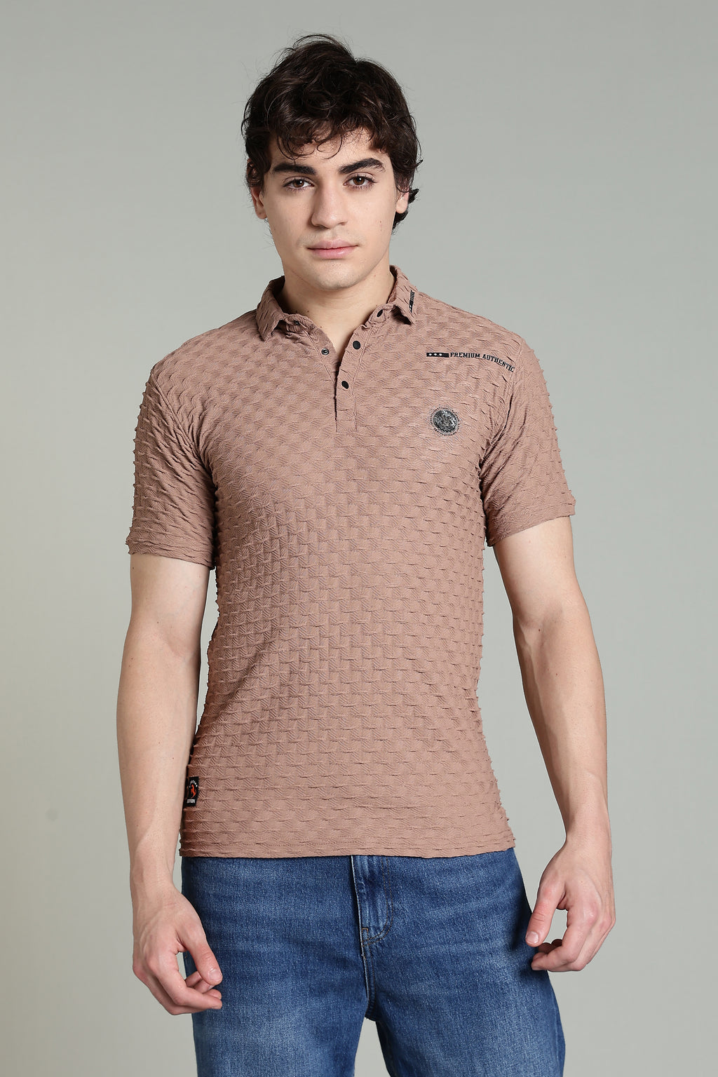 Premium Textured Polo T-Shirt