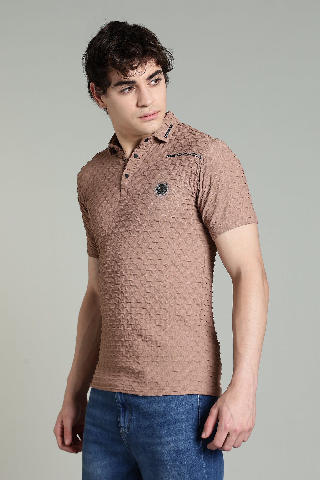 Premium Textured Polo T-Shirt