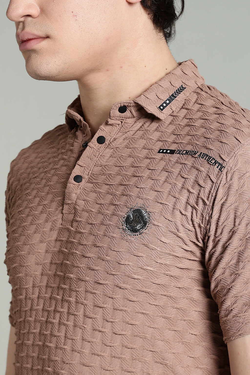 Premium Textured Polo T-Shirt