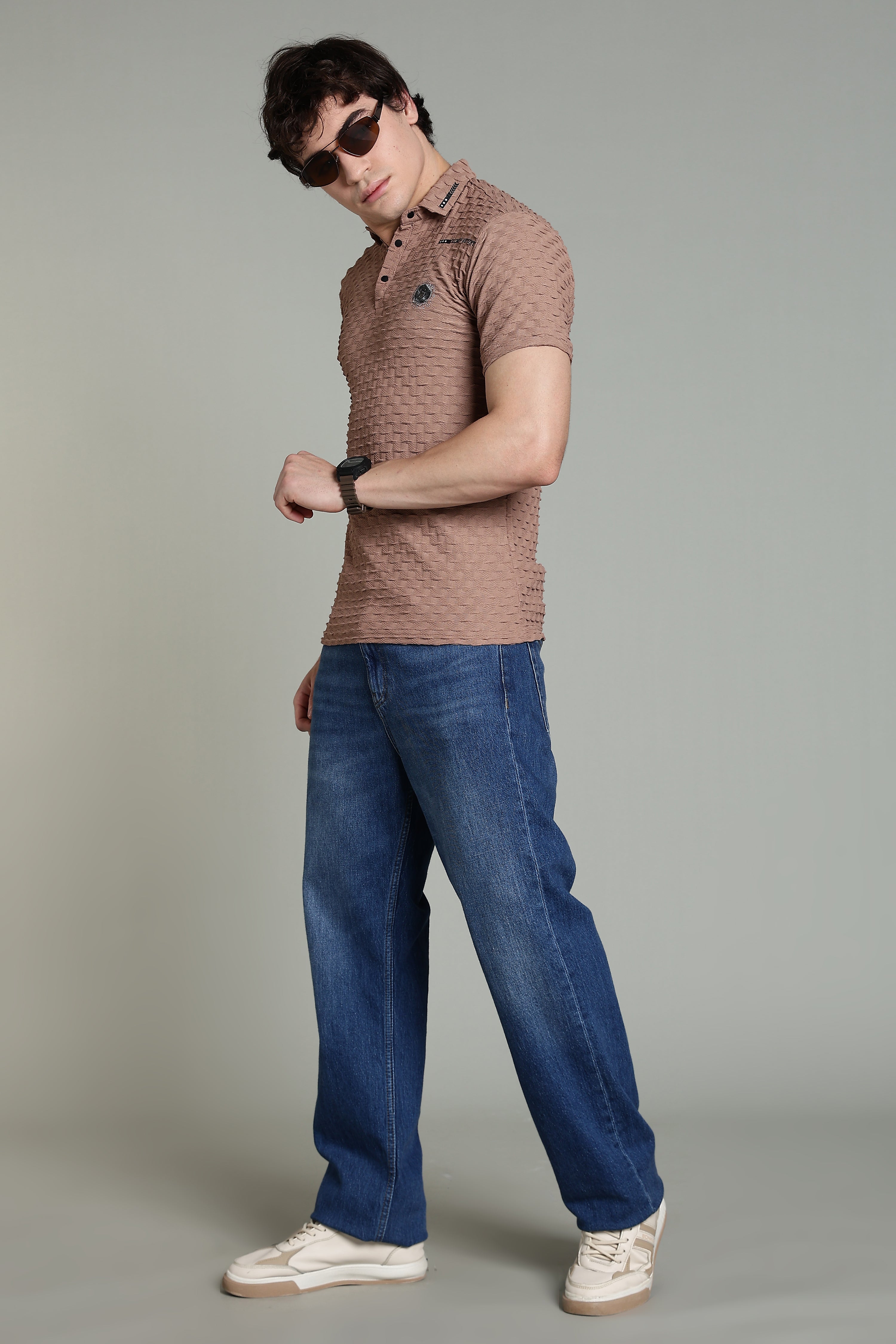 Premium Textured Polo T-Shirt