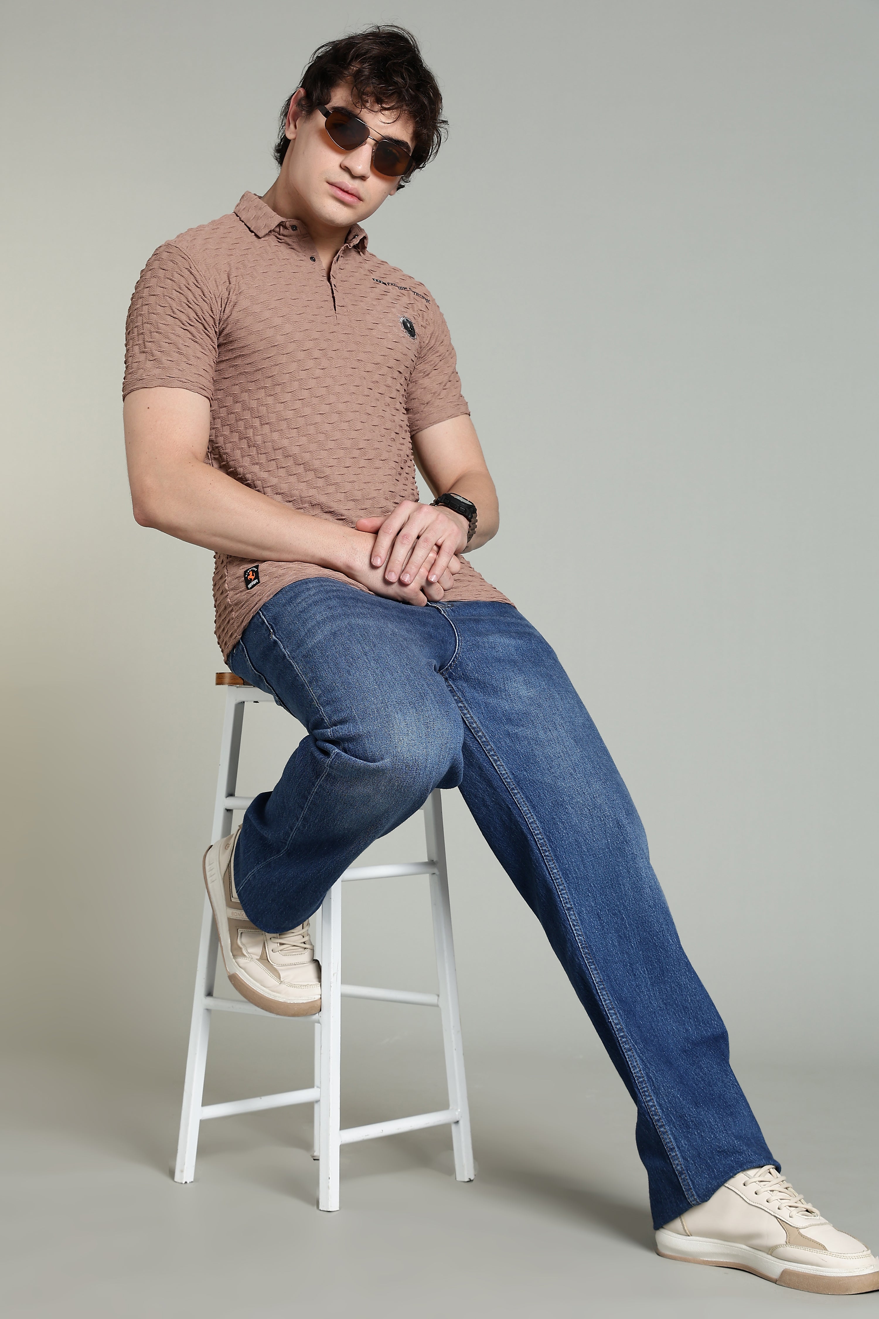 Premium Textured Polo T-Shirt