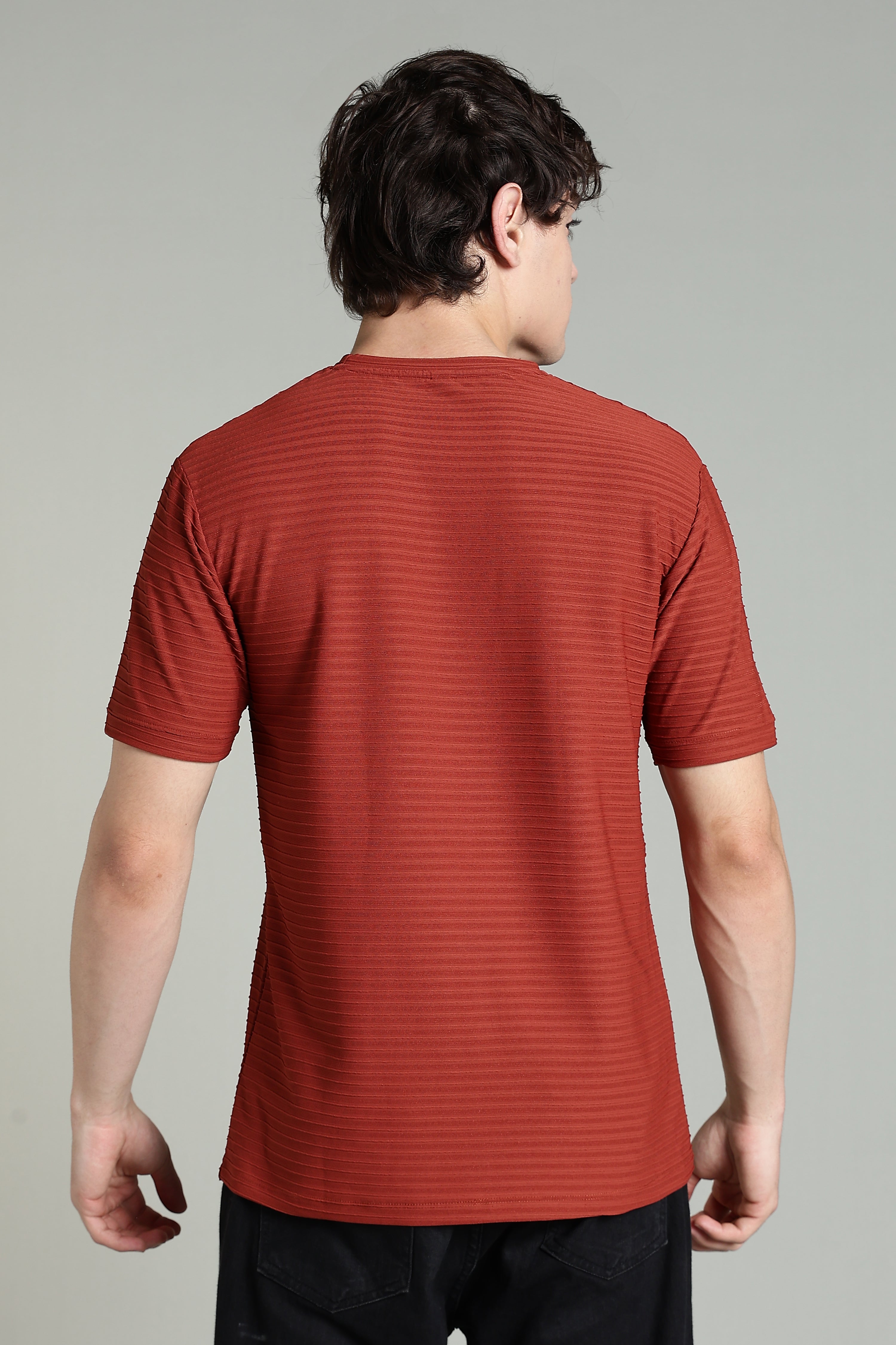 Textured Rust T-Shirt