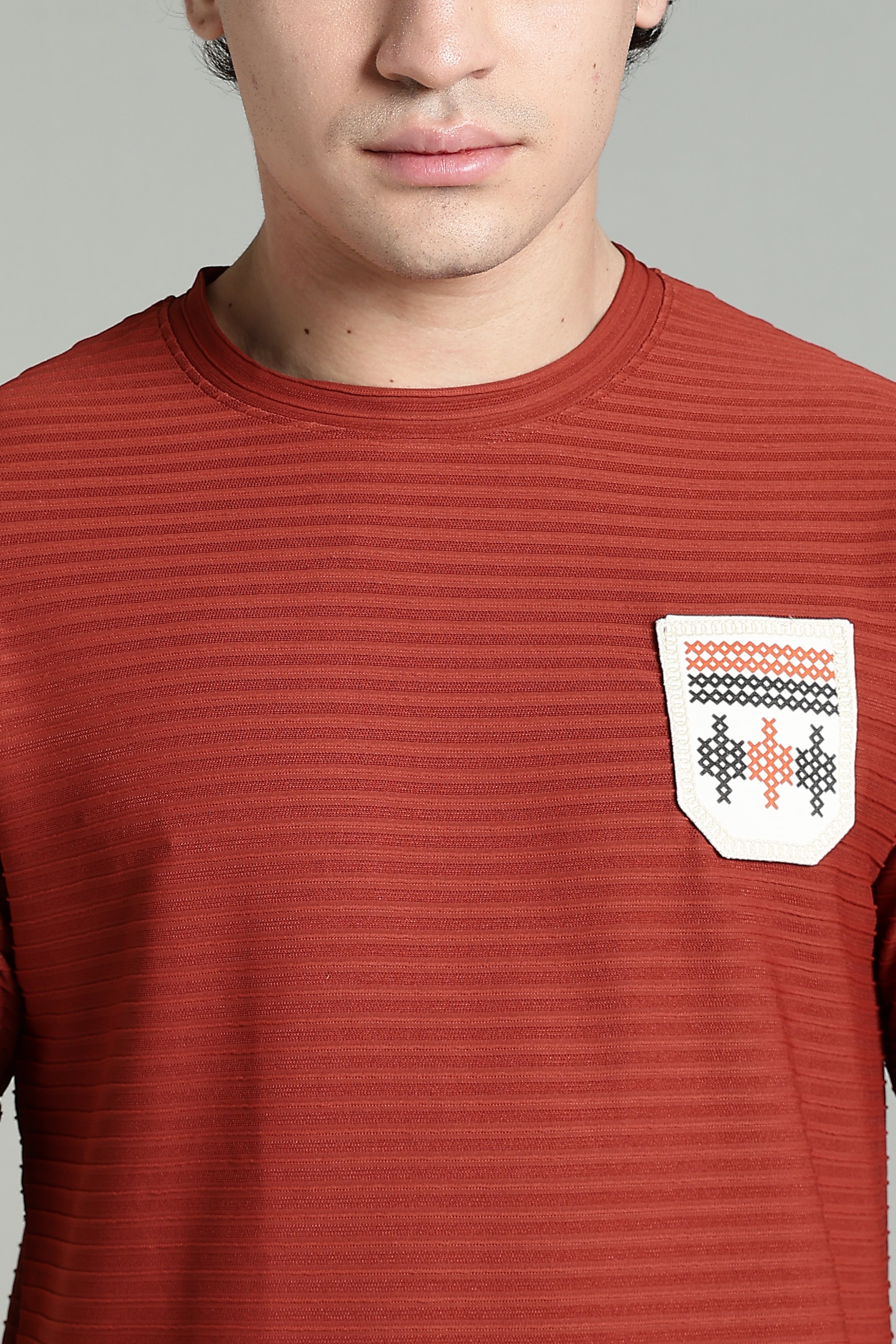 Textured Rust T-Shirt