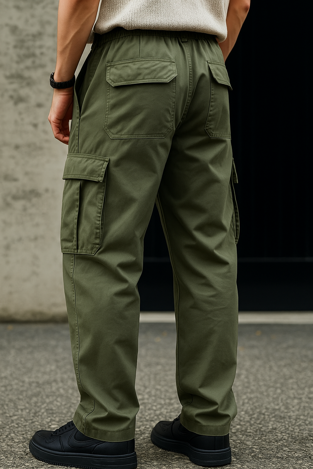 Men's Utility Cargo Pants – Olive Green